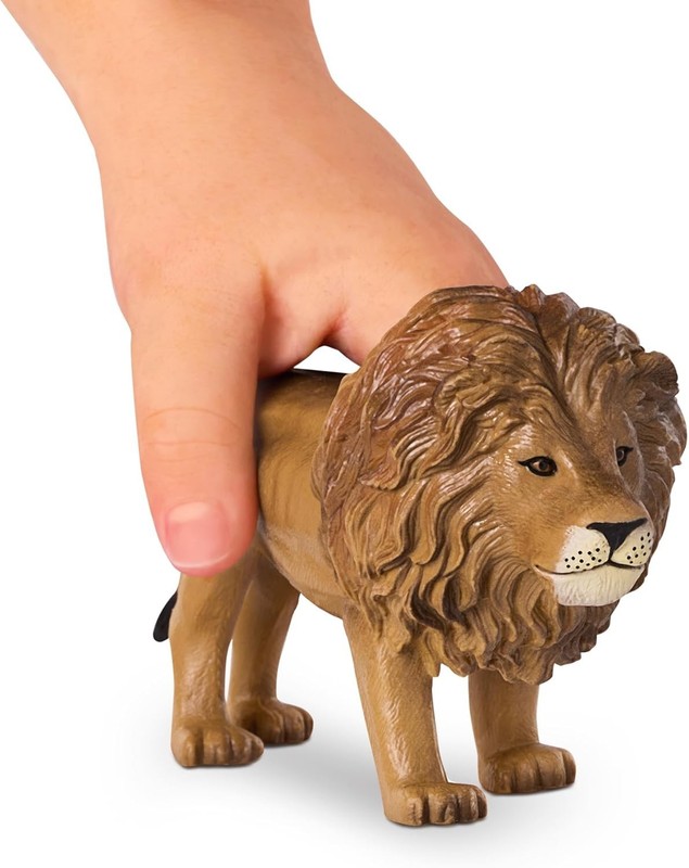 Realistic Jungle Animal Figurines, Plastic Lion, Tiger & Gorilla Toys – Colle... gallery