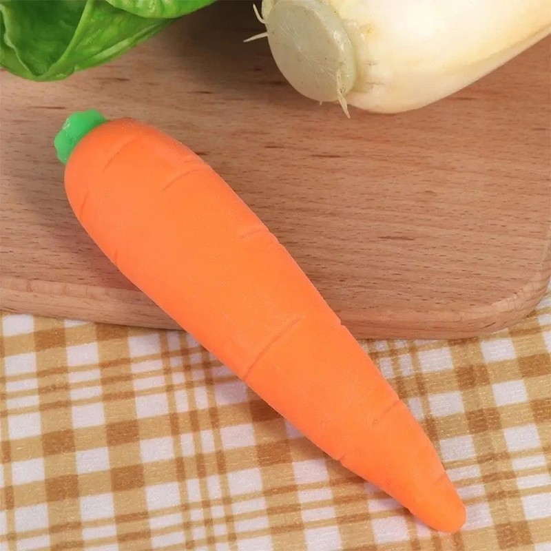 VIRAL Squeezy Carrot Squishy Stress Fidget Sensory Toy Easter