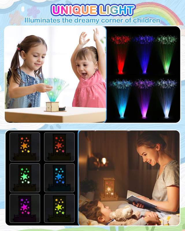 4 in 1 STEM Kits for Kids Ages 5-7 8-10-12, 3D Wooden Puzzles, Science Project M gallery