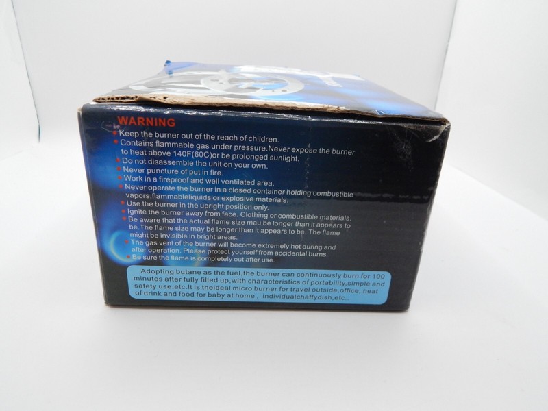 Mini Butane Burner, Lab Bunsen Burner, Small Gas Stove for Coffee with Aluminum gallery