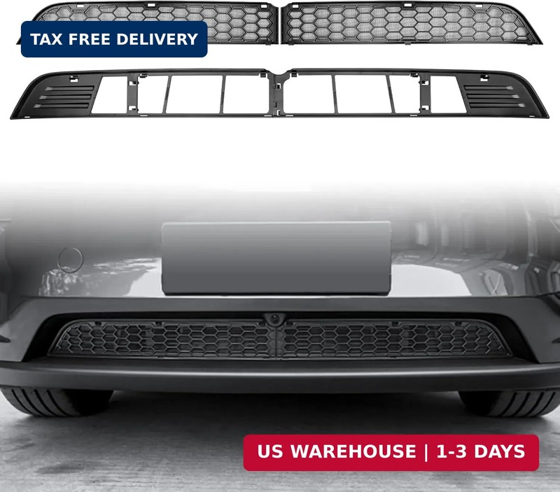 Grille Mesh Inserts for 2026 Tesla New Model Y Premium Front Air Inlet Vent Gril