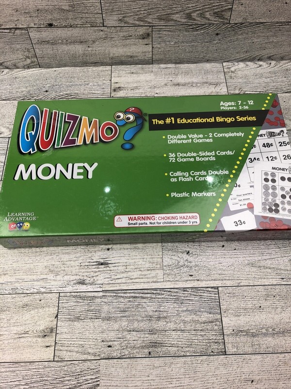 Quizmo Money Educational Bingo Series New Unopened