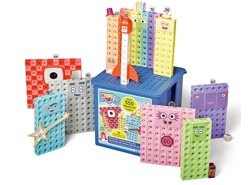 Numberblocks Mathlink Cubes Set Kids Educational Toys Preschool Learning