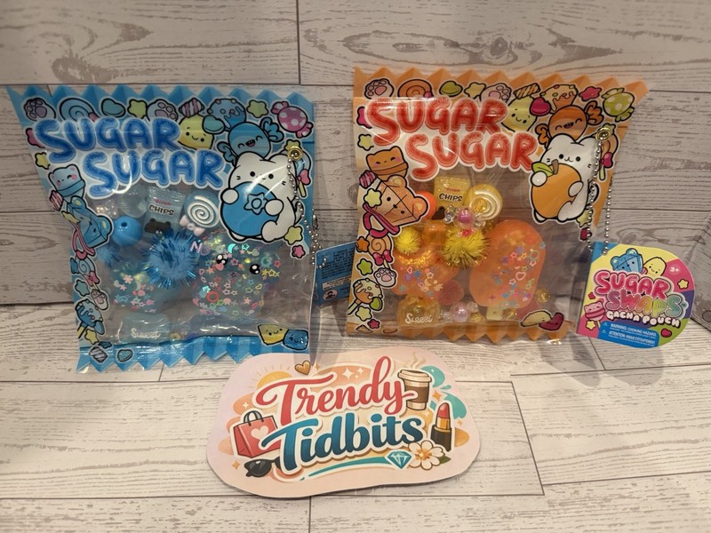 Sugar Swap Gacha Pouch ORANGE🟠 & BLUE🔵SugarSugar V2 Squishy FIVE BELOW Viral