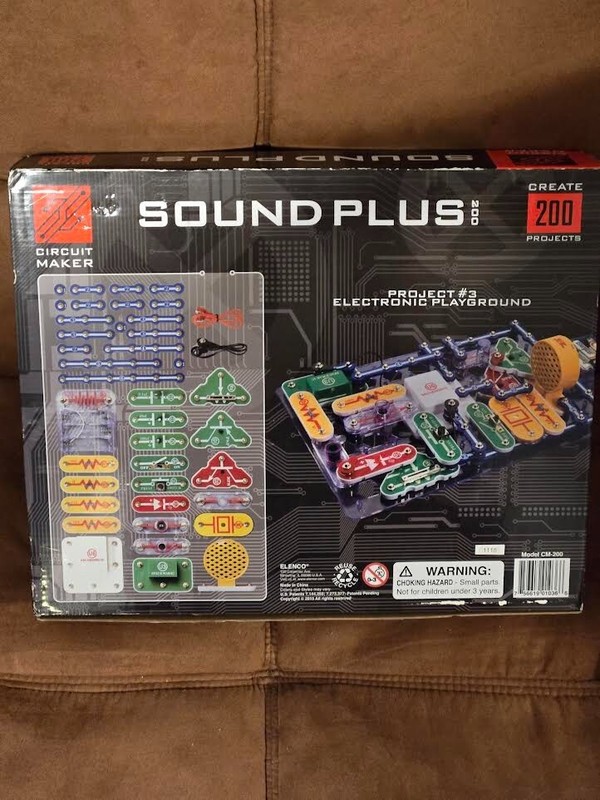Circuit Maker Sound Plus 200 CM-200 Skill Builder STEM Electronic Mechanics gallery