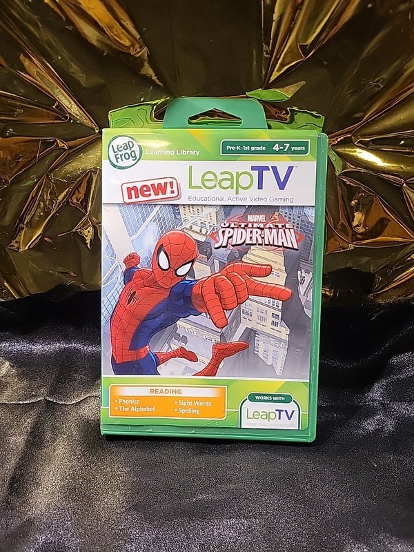 Leap Frog Leap TV Marvel Ultimate Spiderman Educational Video Game NO Manual
