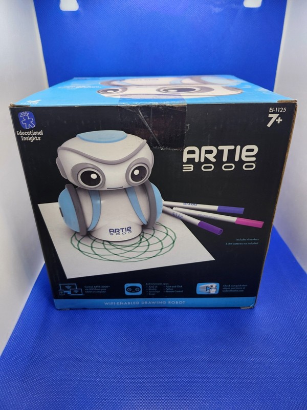 Artie 3000 Robot Learn to Code Drawing Educational Interactive Toy Wi-Fi Enabled