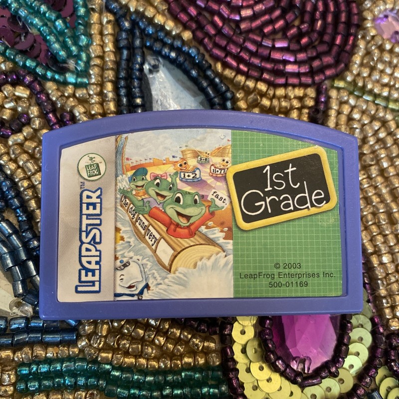 Leapster FIRST GRADE 1st Grade Learning Game Cartridge Age 4-7 Leap Frog