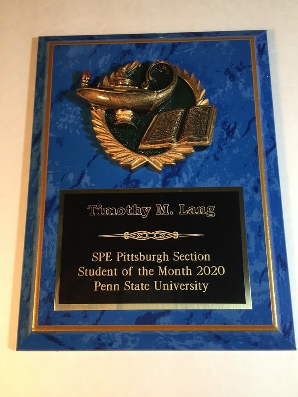 EMPLOYEE OF THE MONTH SPECIAL PERSON FAMILY REUNION AWARD PLAQUE FREE ENGRAVING gallery