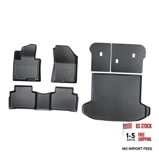 All-Weather TPE Car Floor Mats & Cargo Mat Full Set 2023-2026 Sportage Gas 6pcs