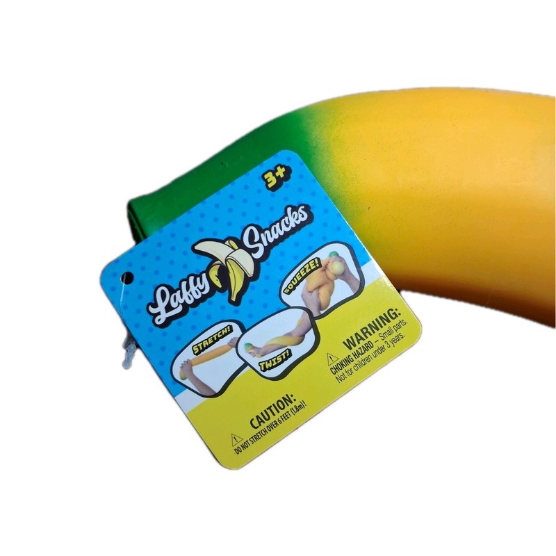 Huge Giant Banana Squishy Squeeze Toy Luffy Snacks Yellow Green Large Fidget gallery