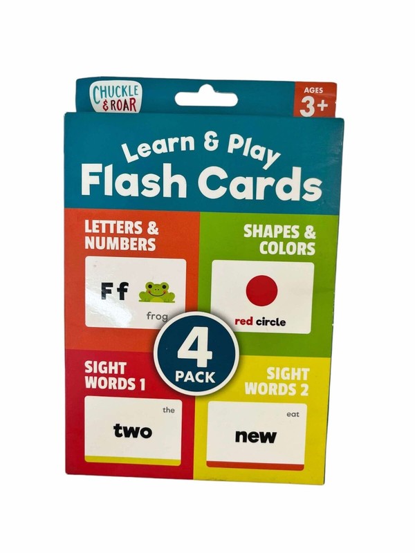 Flash Cards Learn & Play, Age 3+ Chuckle and Roar Flashcard