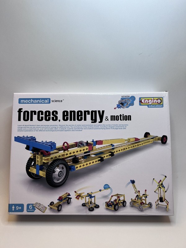 ELENCO ENG-M11 Engino Mechanical Construct Set – Forces, Energy, Motion Ages9+