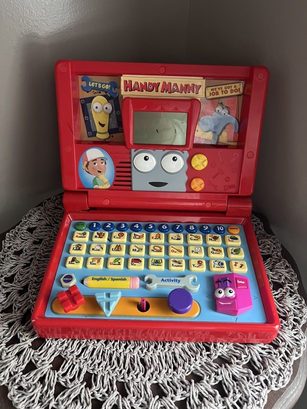 Vtech Disney Handy Manny Learning Laptop Works – Missing Tools
