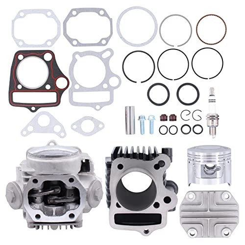 NewYall Engine Cylinder Head Piston Gasket Top End Rebuild Kit for Honda C70