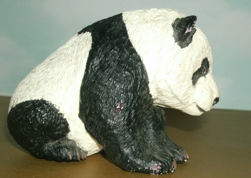 Panda Bear Baby Figure (5" long) Incredible Creatures Wild Animal Safari 263229 gallery