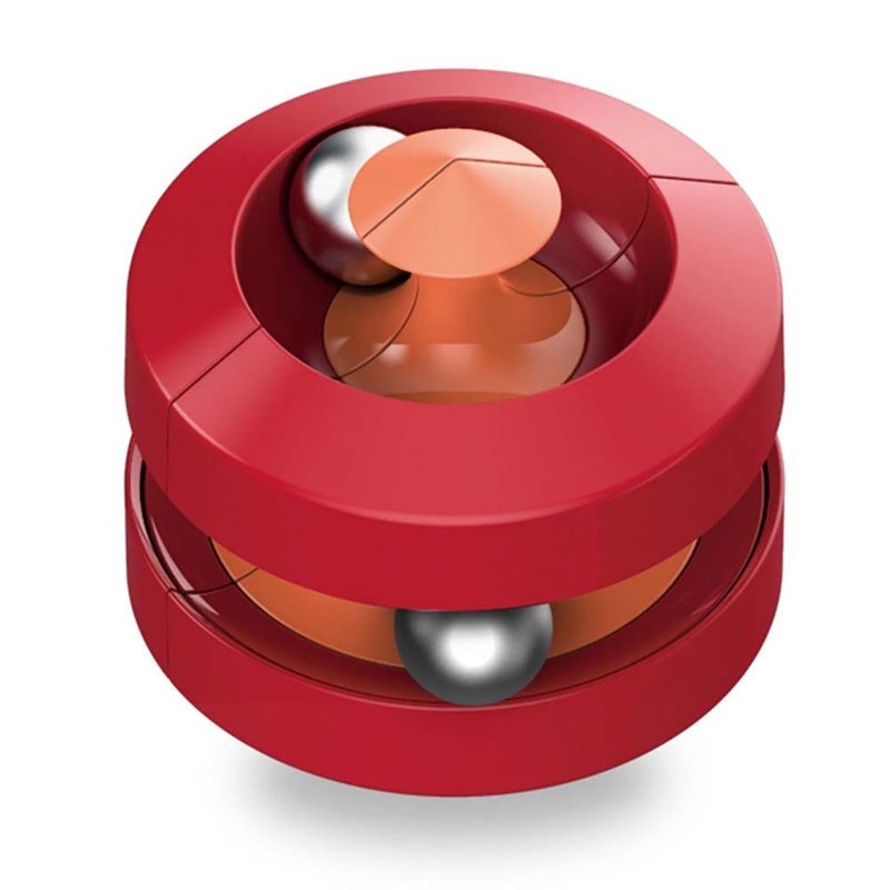 Lightweight Grip-Friendly 2Pcs Ball Bearing Rotating Fingertip Decompression Toy
