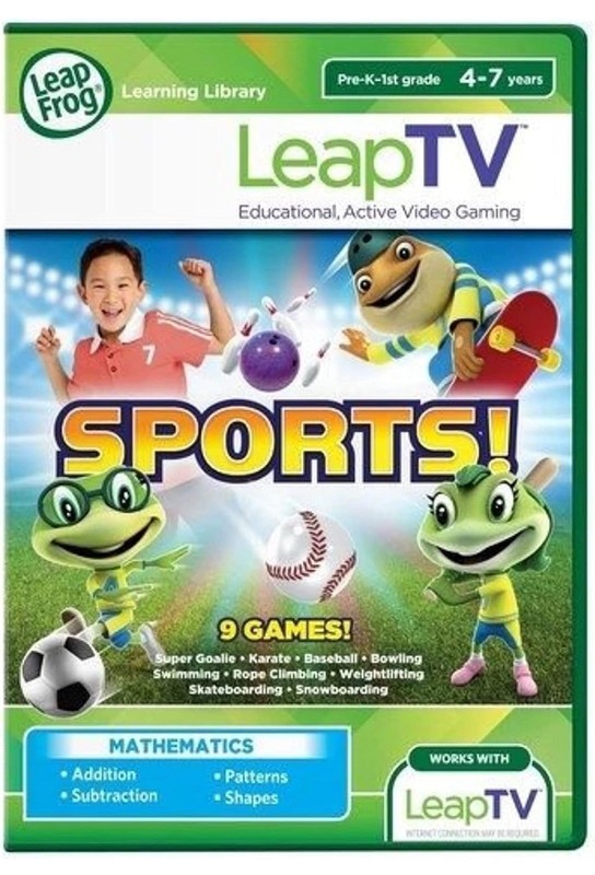 LeapFrog LeapTV Sports: Educational Active Video Game (4-7 Yrs) Math NEW SEALED