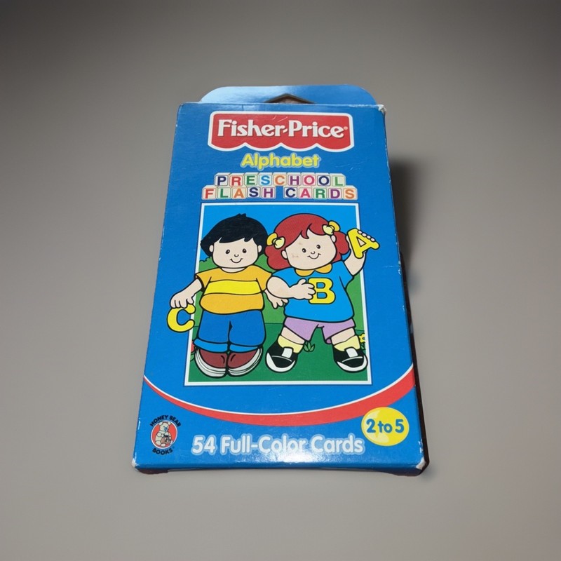 1997 Fisher Price Alphabet Flash Cards Complete With Parent Cards