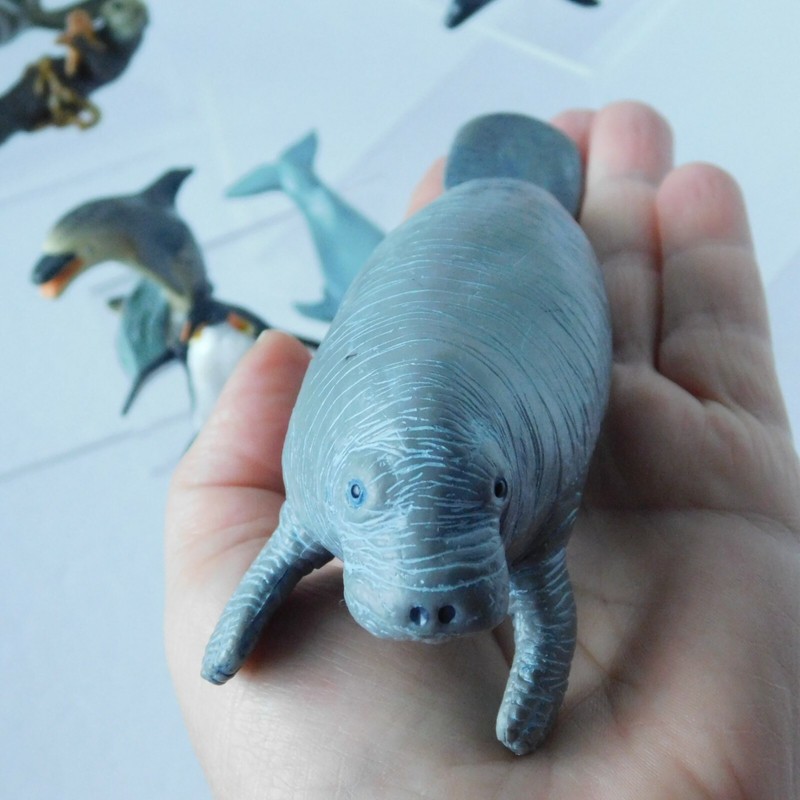 Safari LTD Toys Lot of 11 Sea Life Animals Whale Manatee Dolphin Otter Retired ! gallery