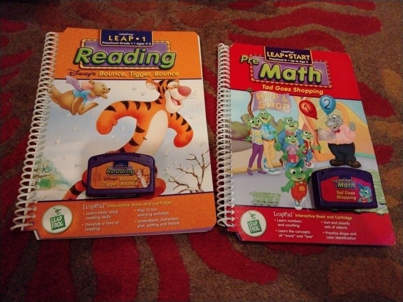 Leap Frog books with cartridges, tested, Ages up to 6, for LeapPadPro or others