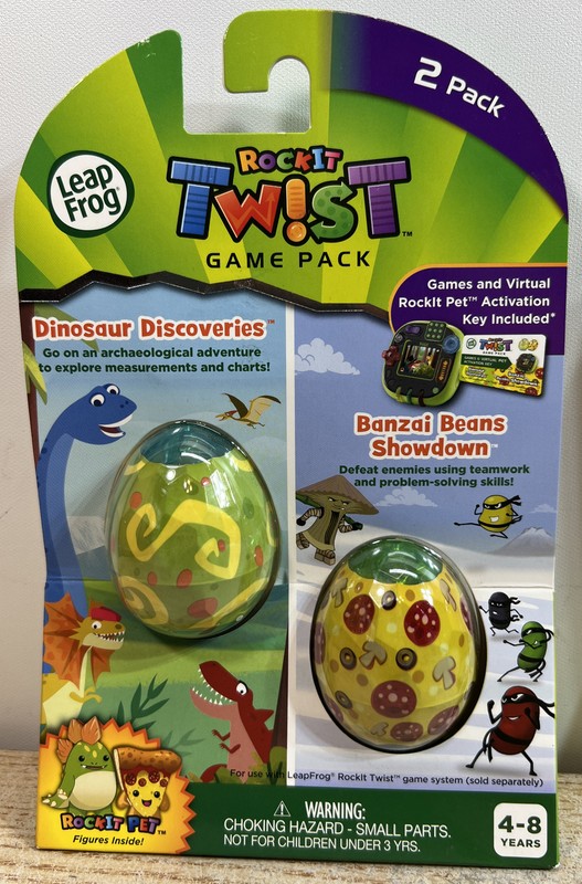 LeapFrog RockIt Twist 2 Game Packs Penelope, Animals, Dinosaur & Banzai NEW gallery