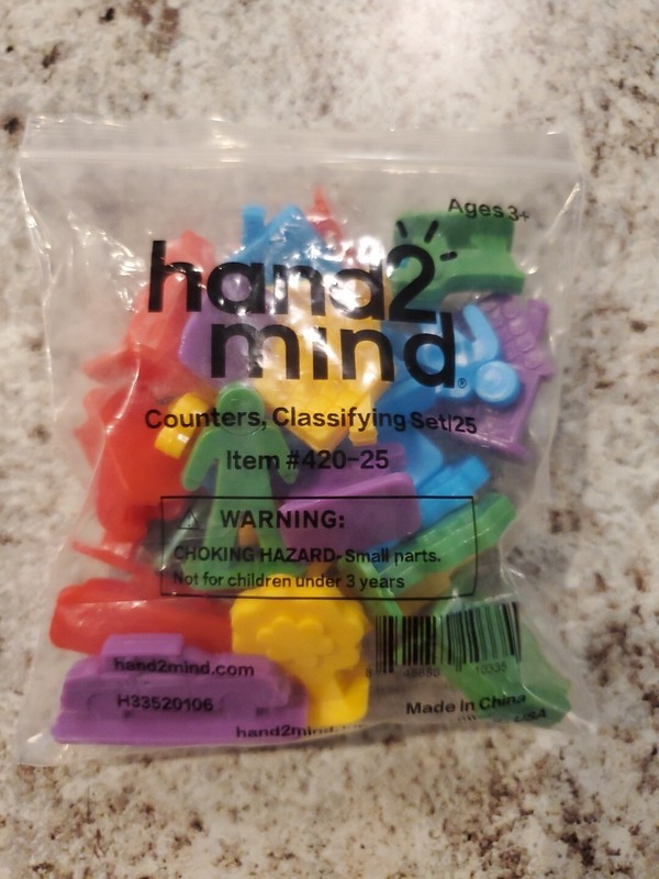 Hand 2 Mind Counters Classifying Set/25 Item# 420-25 Homeschool gallery