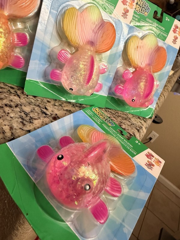 Novelty World Squishy Sugar Goldfish Squeeze Toy 3+ Multicolor 1 count gallery
