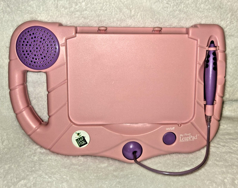 LeapFrog My First LeapPad Pink 6 books 5 Cartridges Backpack Pre-K TESTED gallery