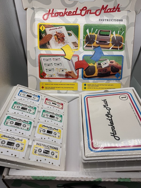 Hooked on Math Complete Set Books Cassette Tapes Flashcards Homeschool Phonics gallery