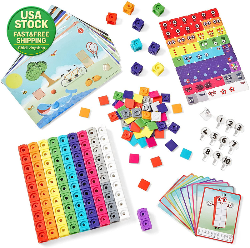 Mathlink Cubes Numberblocks Activity Set 30 Preschool Learning Counting Blocks gallery