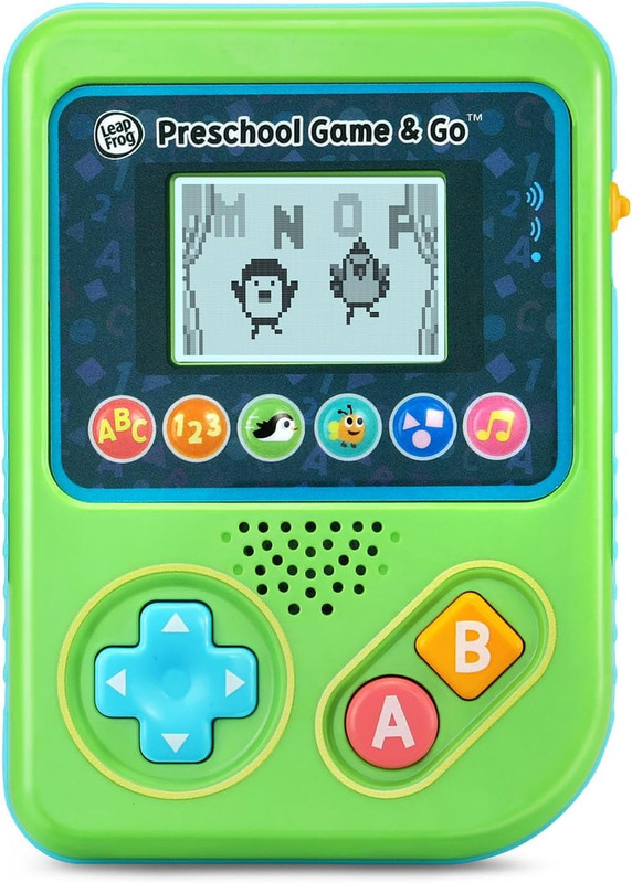 Handheld Preschool Video Game Toy – Portable Green Gaming Device