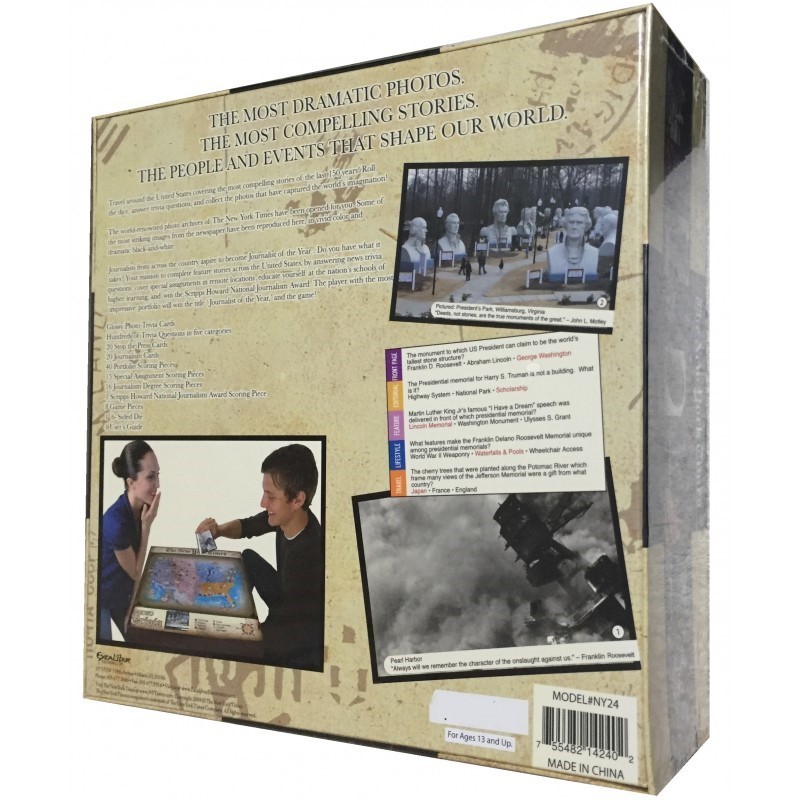 The New York Times Photo Trivia History Board Game Educational $40 gallery
