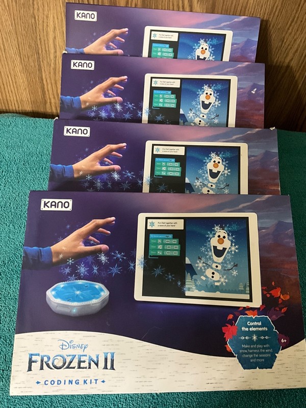 ❄️ Frozen II Kano Coding Kit 🧊 Disney STEM Toy 💻 Lot of 4