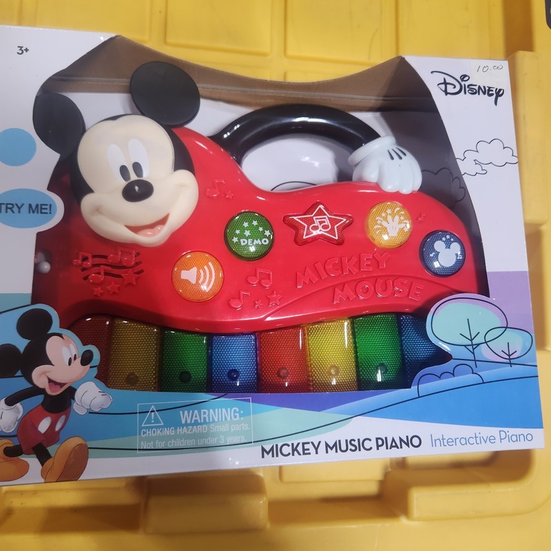Disney Mickey Mouse Music Piano Interactive Toy 2017 New C13