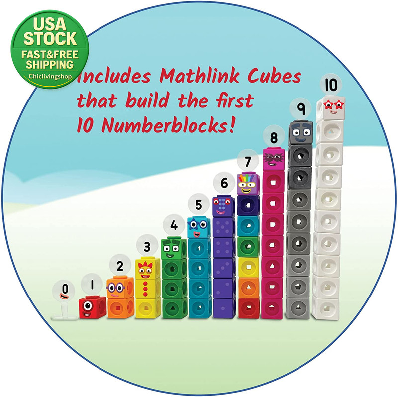 Mathlink Cubes Numberblocks Activity Set 30 Preschool Learning Counting Blocks gallery