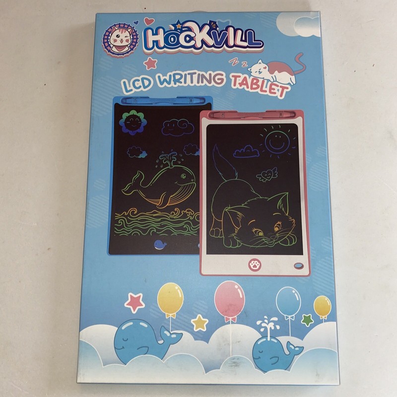 New Kids Writing Tablet Hockvill Toys for 3 4 5 6 7 Year Old Blue Boys 8.8 Inch