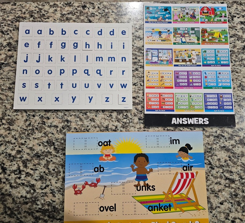 Oriental Trading Magnetic Phonics Word Building Activity Set