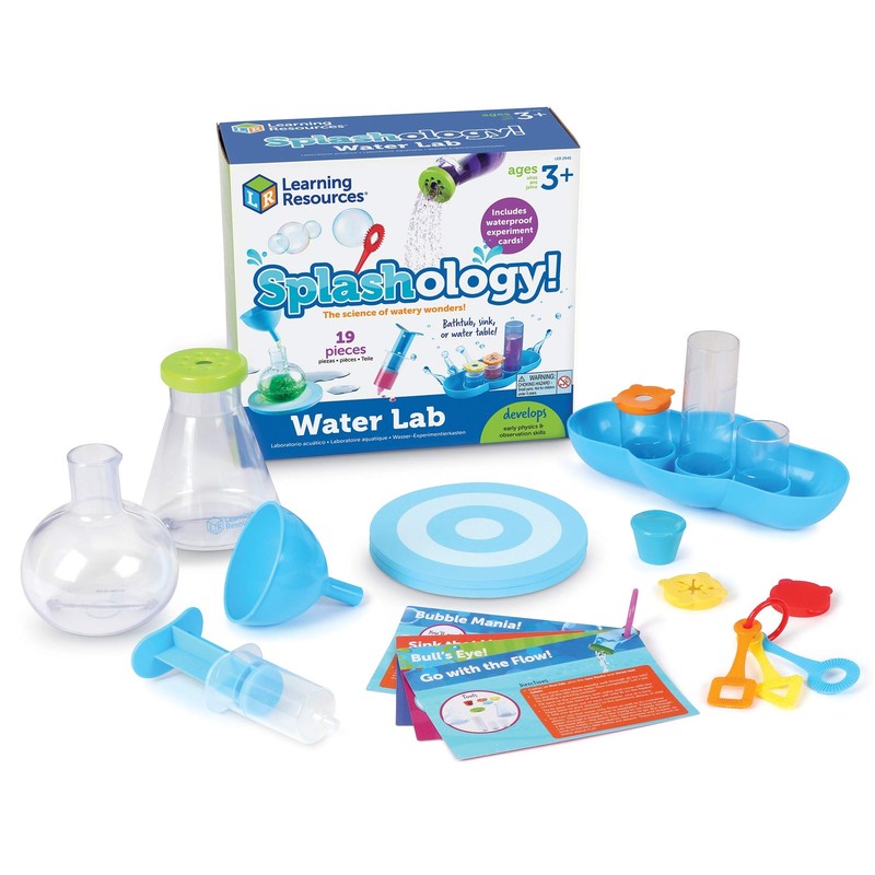 Splashology Water Lab 19 Piece Water Science Kit for Kids Ages 3 and Up