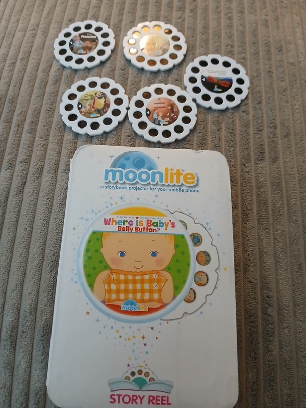 6x Moonlite Story Time Reels Bambi Snow White Pinocchio 101 Dalmatians Plus 2