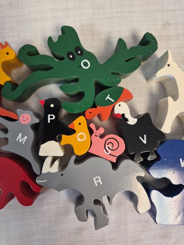 Begin Again Wooden Puzzle Animal Parade Letter A To Z Eco Wood Montessori 2002 gallery