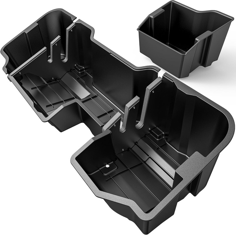 oEdRo Under Seat Storage Box Chevy Silverado GMC Sierra Tool Box