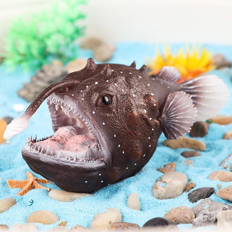 Angler Fish Toy Figures Deep Sea Creatures for Birthday Gift Holiday Present