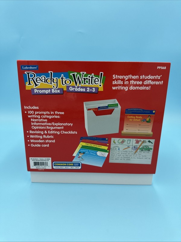 Lakeshore-Ready to Write! Prompt Box 100-Grades 2-3- PP568 gallery