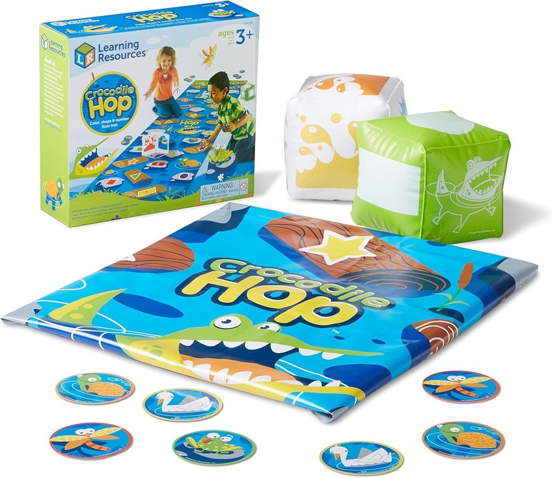 Crocodile Hop Floor Game Gross Motor Skills for Kids