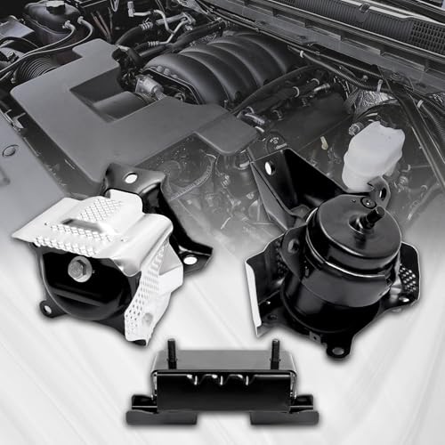 Set of 3, Front Left & Right Engine Motor Mount & Trans Mount Compatible with gallery