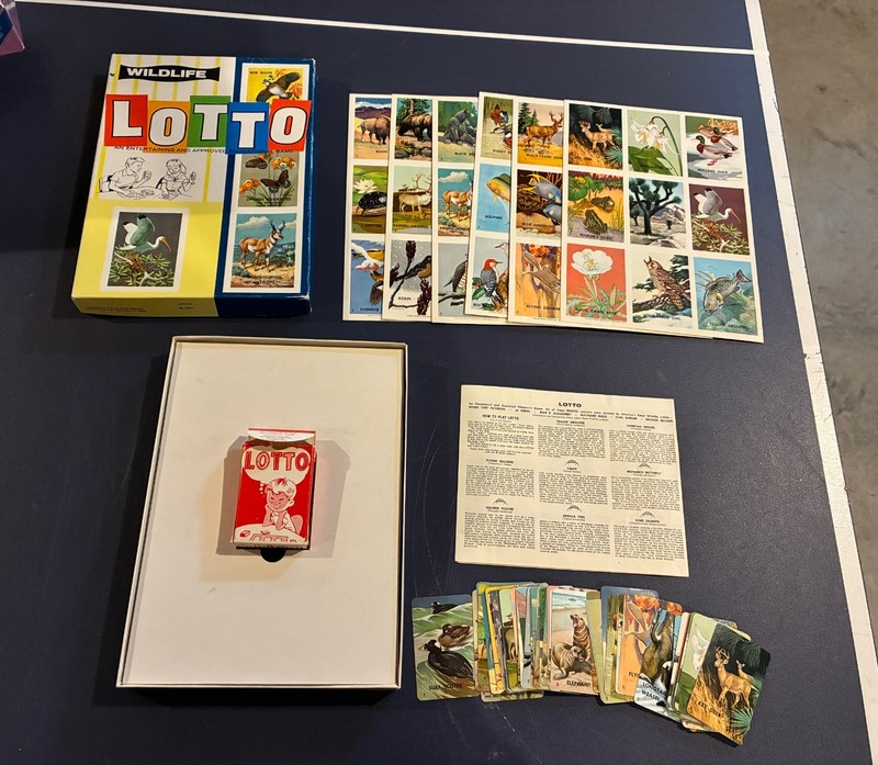 Vintage Lotto Wildlife Childrens Educational And Entertaining Game #20015 gallery