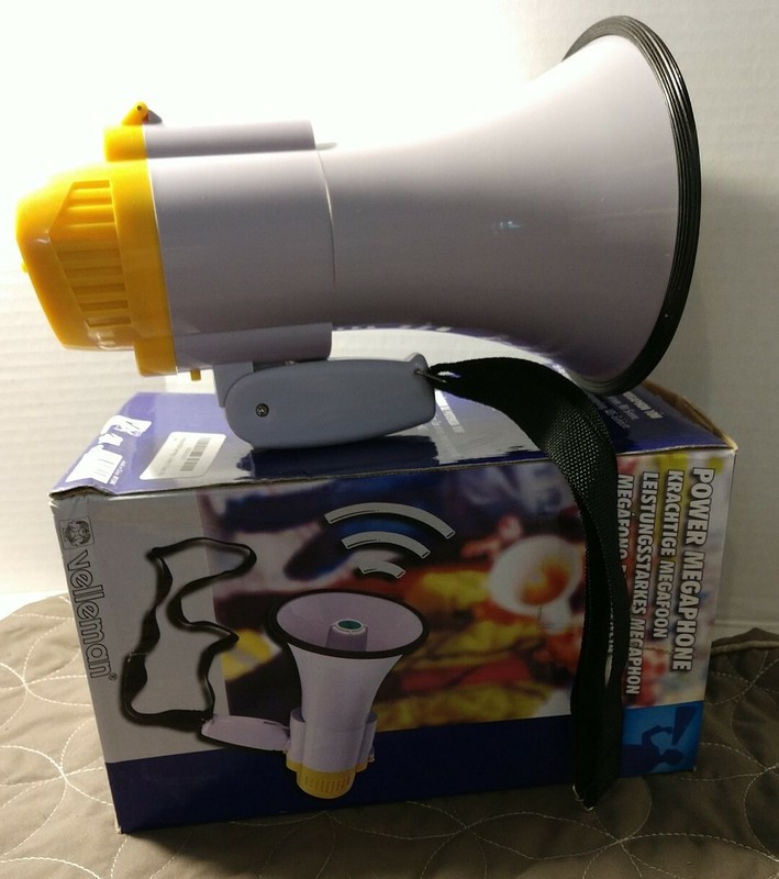 Velleman M10M Power Megaphone, 1 Grade to 12 Grade, 10 W
