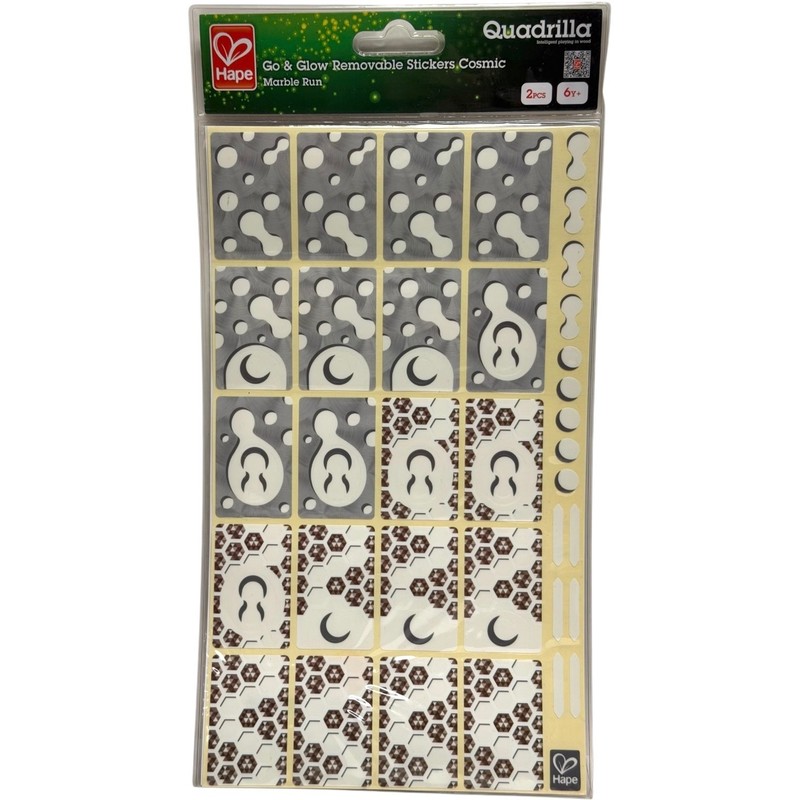 Quadrilla Go & Glow Removable Stickers Cosmic