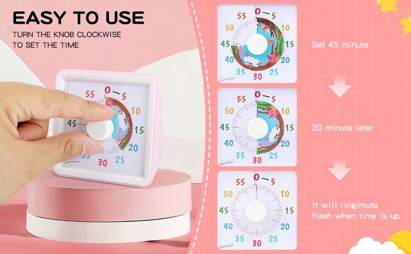 Visual Schedule for Kids & Visual Timer Reward Chart for Kids Autism Sensory Toy gallery